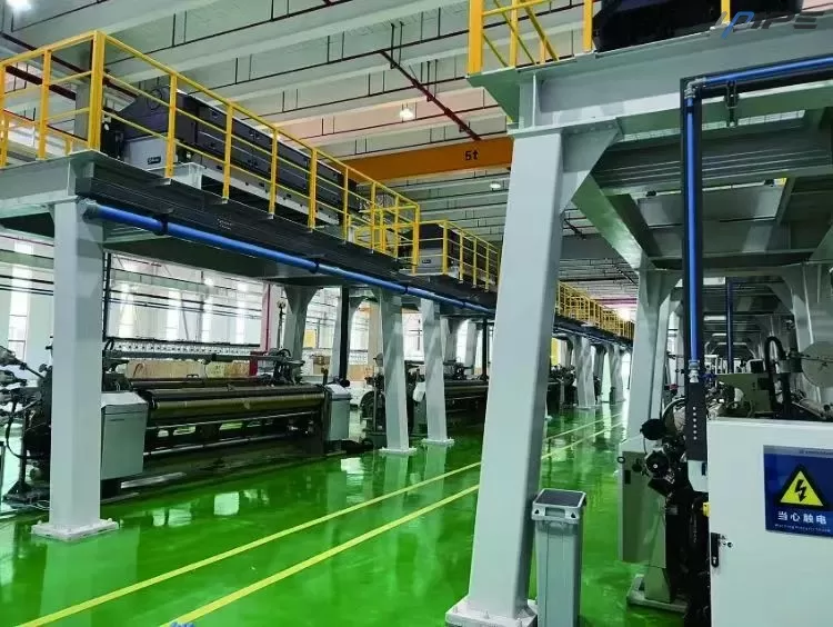 টেক্সটাইল কারখানা স্থানান্তর অ্যালুমিনিয়াম সংকুচিত এয়ার পাইপ সিস্টেম গ্রহণ করে